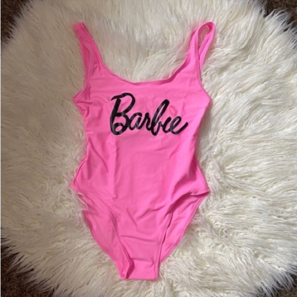 Women’s Barbie Pink One Piece Swimsuit